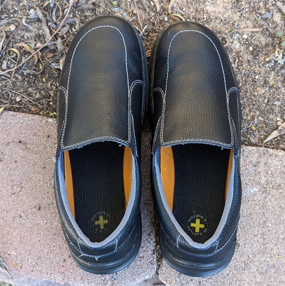 Dr. Martens Black Leather Foster Slip On Pebble Sport Loafer Men\'s 12 main image 7